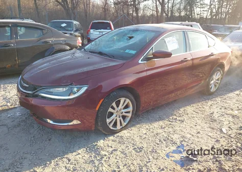 2015 Chrysler 200 Limited from USA, damaged, VIN 1C3CCCAB7FN749075